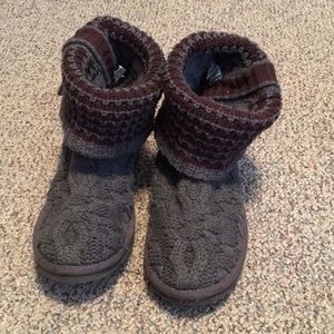 Knit UGG boots